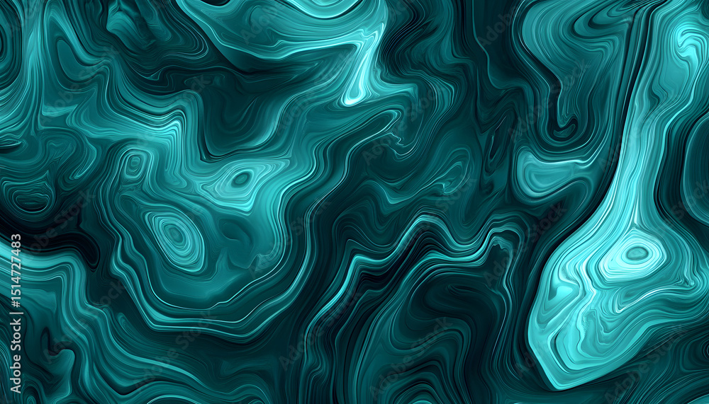 Abstract wavy background in dark teal, blue, green colors. Dynamic lines overlay for modern tech design, banners and wallpaper. Curve pattern effect, fluid gradient. Trendy banner mockup. Abstract wavy background in dark teal, blue, green colors. Dynamic lines overlay for modern tech design, banners and wallpaper. Curve pattern effect, fluid gradient. Trendy banner mockup.