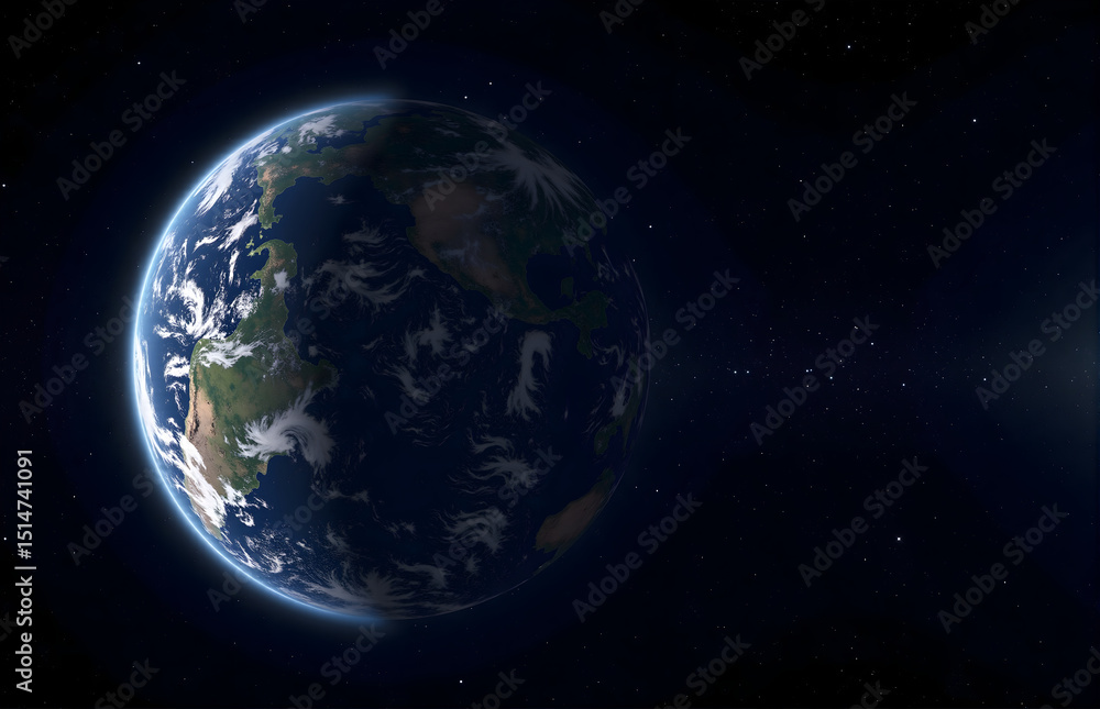 Fototapeta premium View of Earth from Space