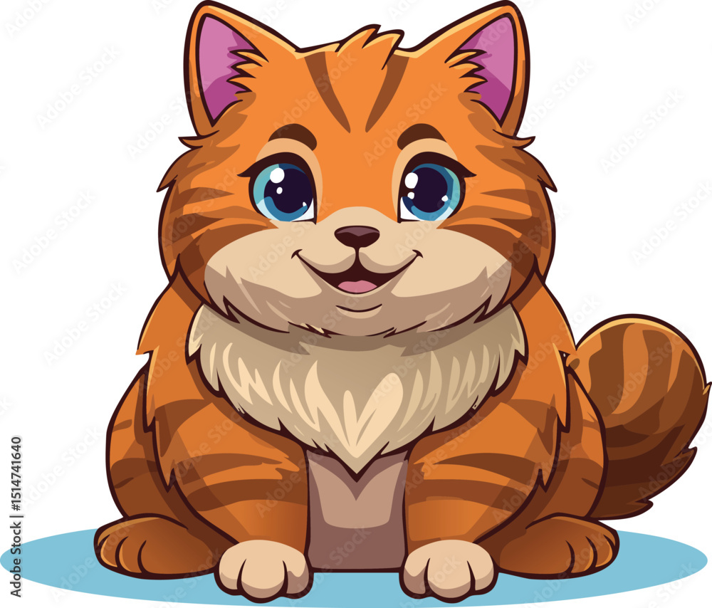 Fototapeta premium Vector cat Illustration