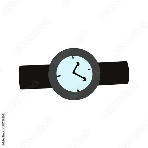 Snorkling element design cartoon illustration. Diving elements for professional scuba divers and vacations. People swimming underwater with fish, sea ocean explorer, recent marine collection.diving