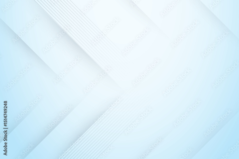 Obraz premium Abstract blue background with diagonal lines. Dynamic shapes composition. Vector illustration