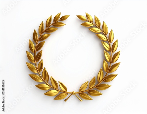 gold laurel wreath