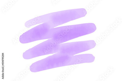 水彩絵の具で描いたような紫の背景　ベクター