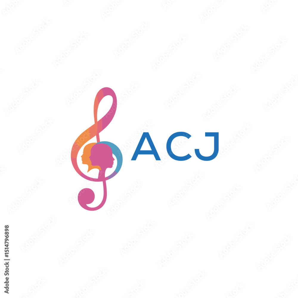 Obraz premium ACJ letter logo. ACJ Music Inspiring Young Minds Through Melody. The Sound of Growth ACJ's Musical Journey. ACJ letter logo. ACJ Music Inspiring Young Minds Through Melody. The Sound of Growth ACJ's M