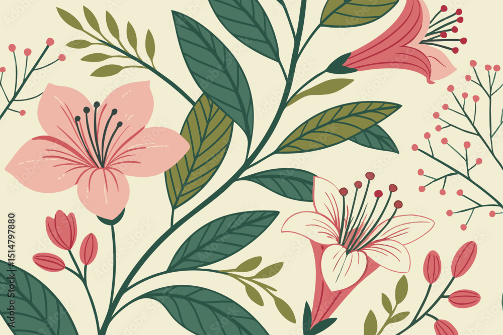 seamless floral pattern seamless floral pattern