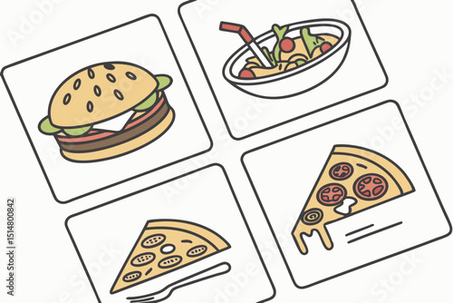 set of pizza
