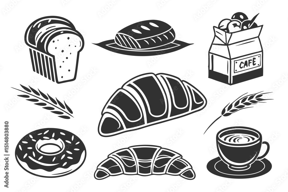 food icons set food icons set