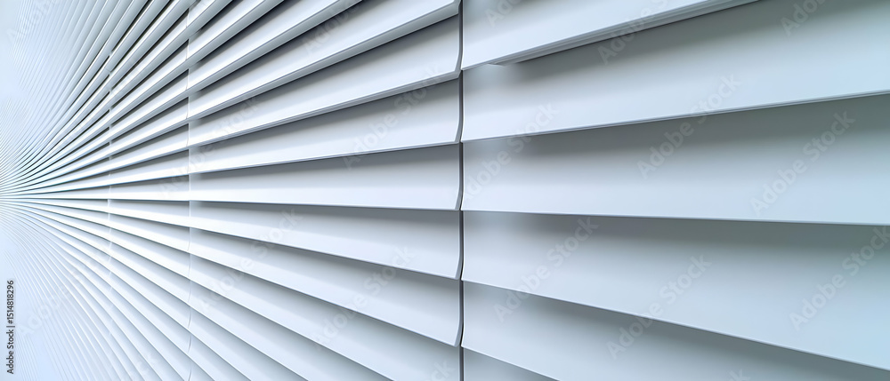 Obraz premium Abstract White Horizontal Lines Pattern