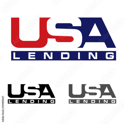 Made in USA logo design Vectoe images
