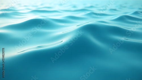 Wallpaper Mural Calm water surface with gentle waves, featuring smooth blue hues, perfect for nature, tranquility, and ocean-related themes in visual content Torontodigital.ca