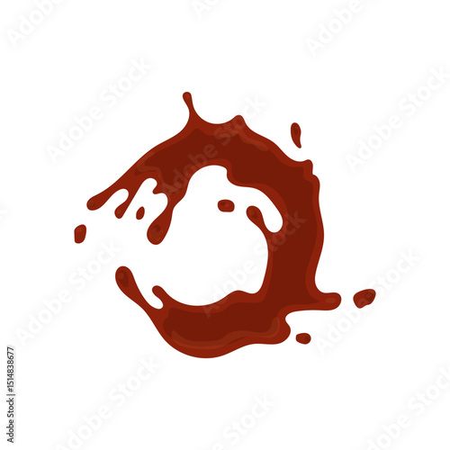 Chocolate Splash and Droplet Elements
