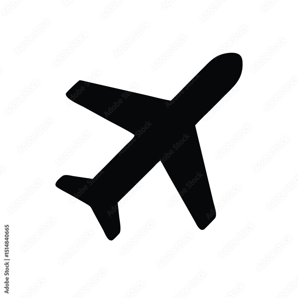 Obraz premium vector airplane icon