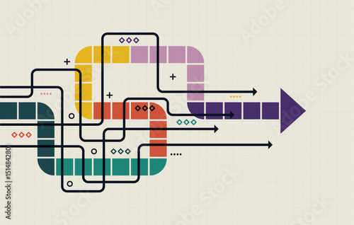 Abstract arrow direction. Technology background. High speed. Hi-tech