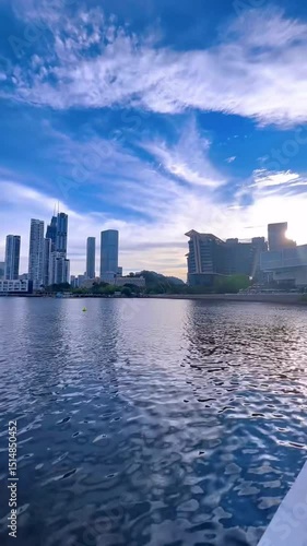 miami skyline at sunset