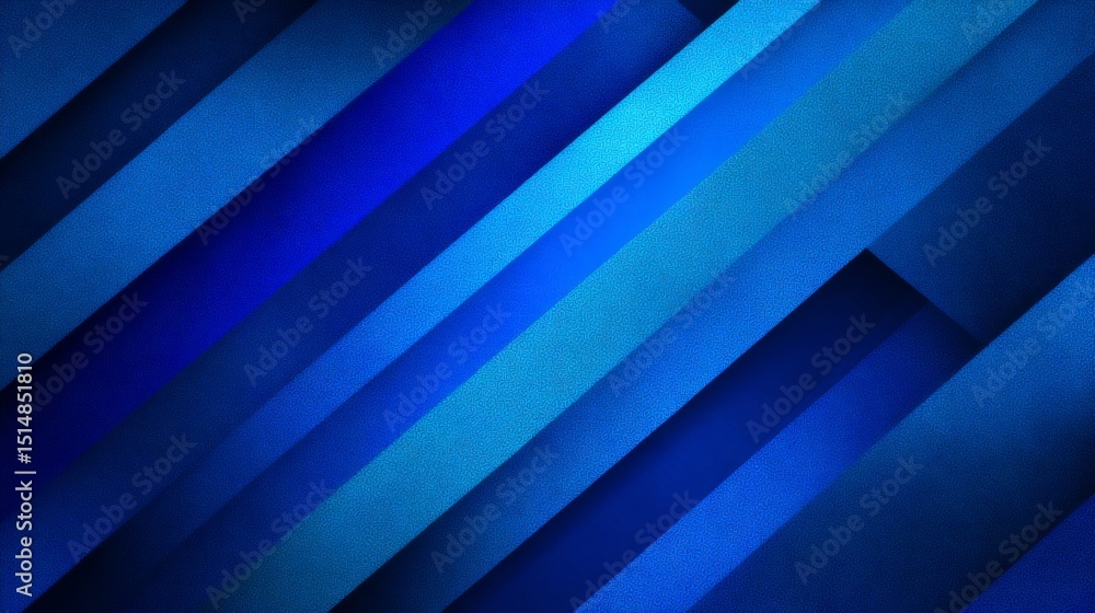 Obraz premium Diagonal Blue Stripes Abstract Background – Modern Technology Design