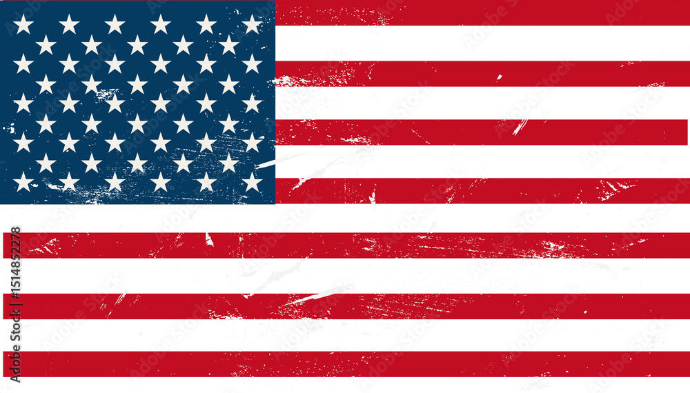 Naklejka premium united states flag