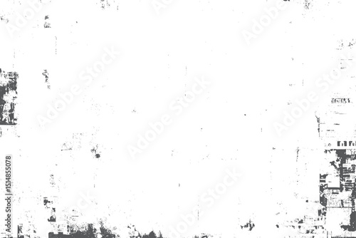 Grunge distressed overlay texture design. Vintage rough surface with dirt and scratches. Isolated background perfect for retro and urban projects.