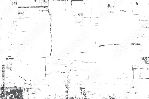 Distress style grunge texture vector. Distressed ink and rough surface overlay. Isolated background for artwork, posters, and creative designs.