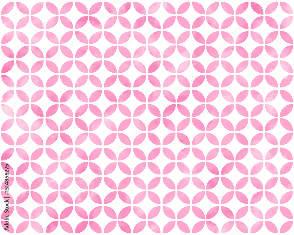 Pink Japanese Shippo Seamless Pattern – Hand-Painted Watercolor Japanese Motif (Transparent PNG) Pink Japanese Shippo Seamless Pattern – Hand-Painted Watercolor Japanese Motif (Transparent PNG)