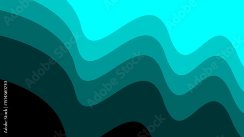 abstract blue background with waves