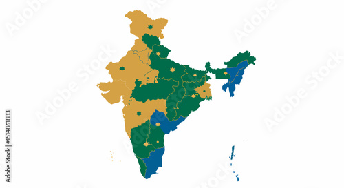 India Political Map States