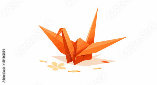 Origami Crane Peace Symbol