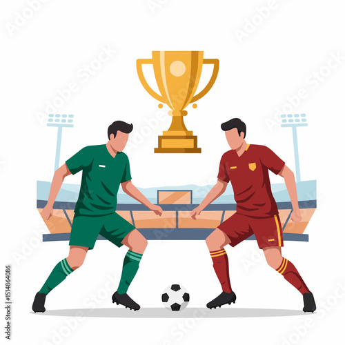 Soccer Showdown Championship Trophy Game