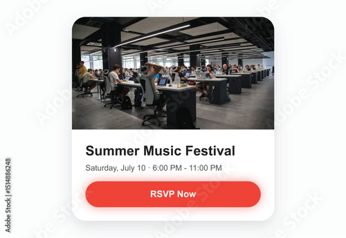 Summer Music Festival Invitation RSVP Now!