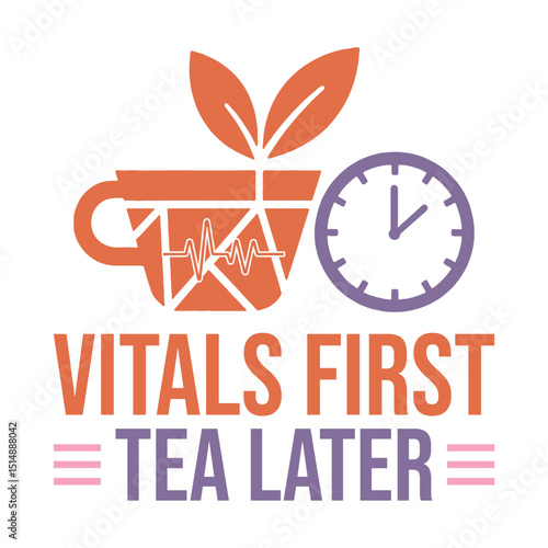 Vitals first tea later