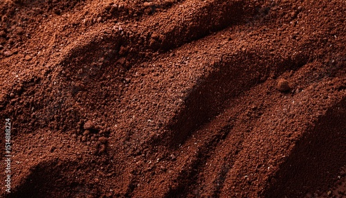 coffee grind texture background close up