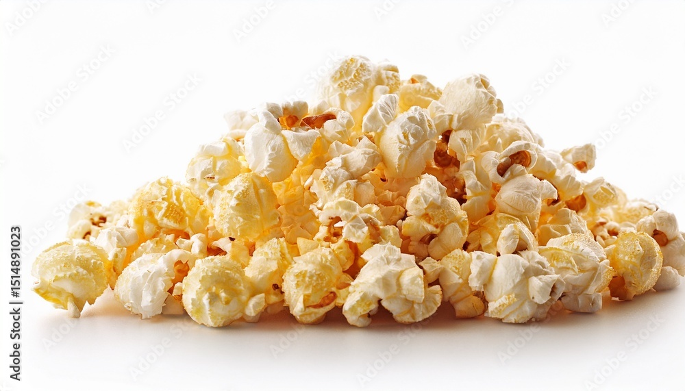 tasty popcorn in studio isolated on white background ai tasty popcorn in studio isolated on white background ai