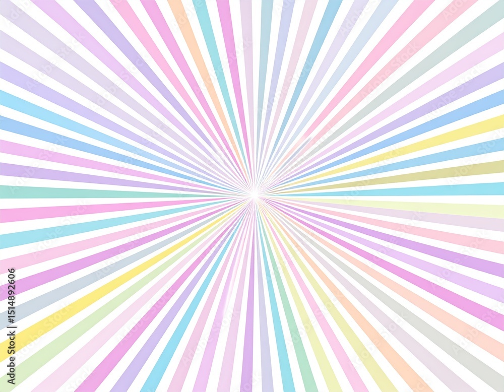 Colorful gradient pop concentrated line back Colorful gradient pop concentrated line back
