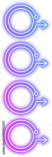 Neon Bullet Point