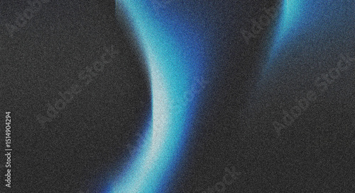 Dark blue gradient noise grain background texture	
