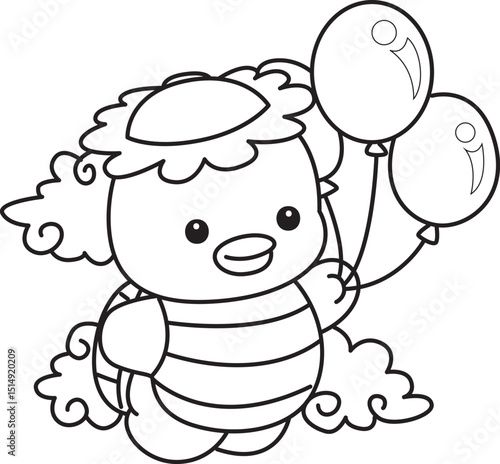 Outline of Kawaii japanese mythology Kappa sticker cute.
Coloring pages of Cute kappa mascot ghost japanese.