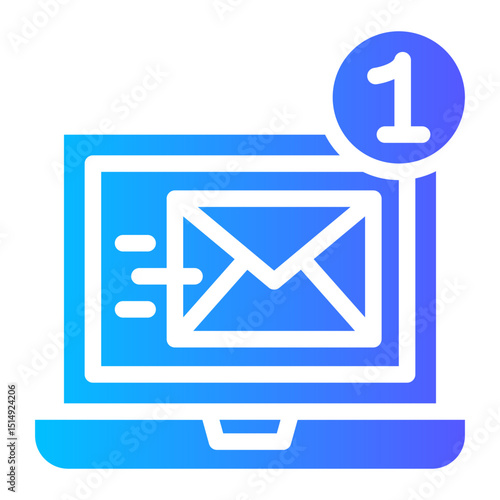 Email Marketing — an inbox with promotional emails icon	
