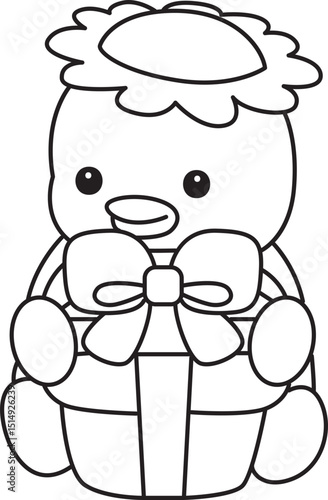 Outline of Kawaii japanese mythology Kappa sticker cute.
Coloring pages of Cute kappa mascot ghost japanese.