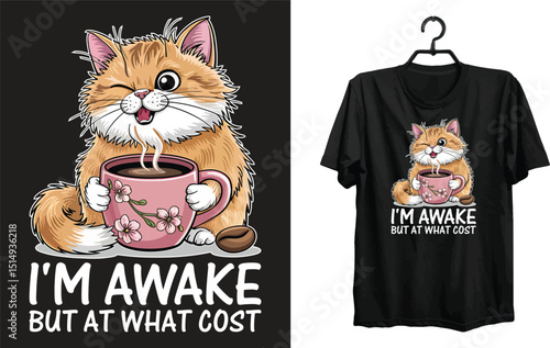 I'm Awake But at What Cost T shirt Design