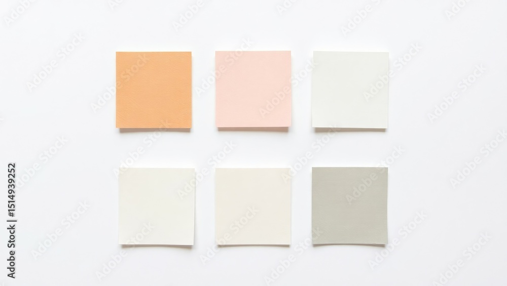 A collection of fifteen square paper swatches arranged in a grid on white, displaying a harmonious palette of muted, natural, and earthy tones. Ideal for graphic design, art, textiles, and creative co A collection of fifteen square paper swatches arranged in a grid on white, displaying a harmonious palette of muted, natural, and earthy tones. Ideal for graphic design, art, textiles, and creative co