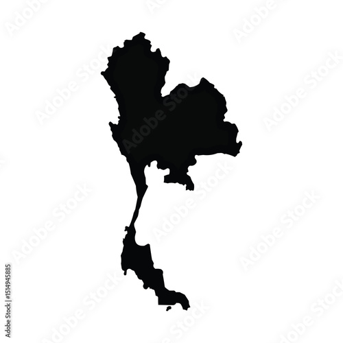 map of thailand
