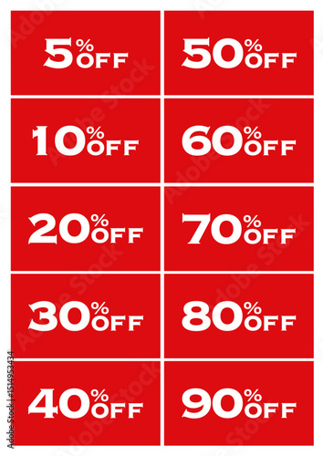 セールPOP 5%OFFから90%OFFまで 12