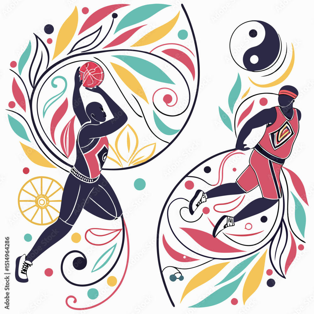 Fototapeta premium Abstract illustration vector design