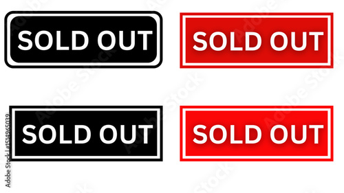 "SOLD" stamps, likely for real estate purposes. The stamps are red and black. "SOLD" is written in bold, block letters.