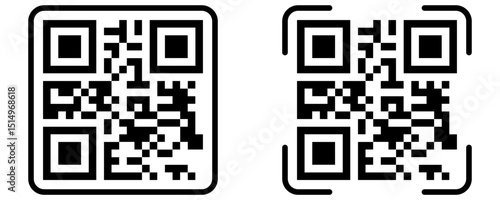 Dual QR Code Comparison: Defined & Undistorted