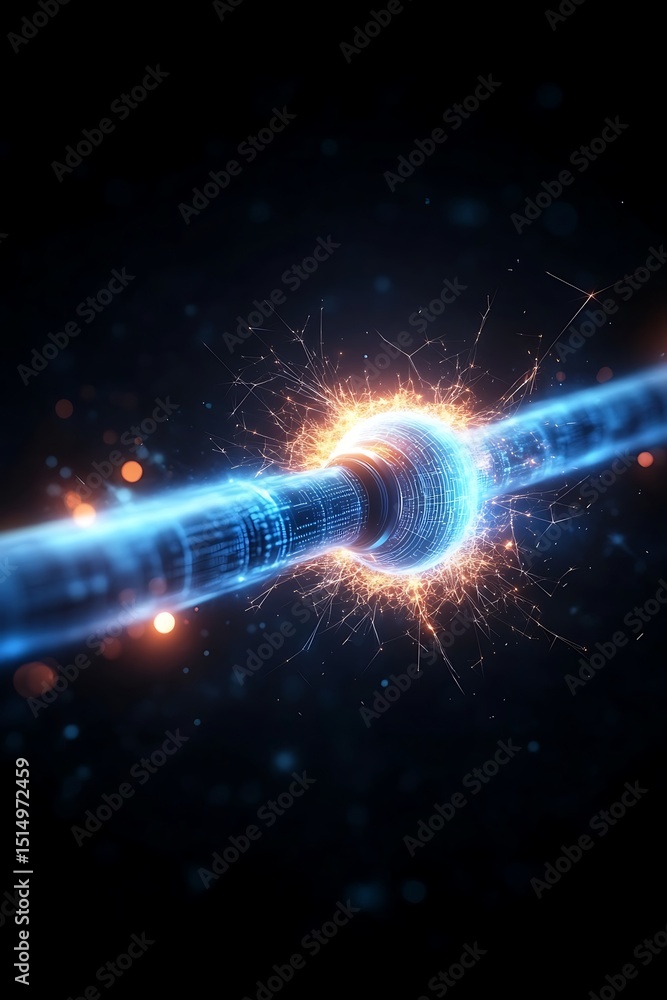 Fototapeta premium Neuron Connection Visualized