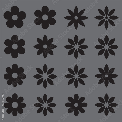 seamless pattern with flowers