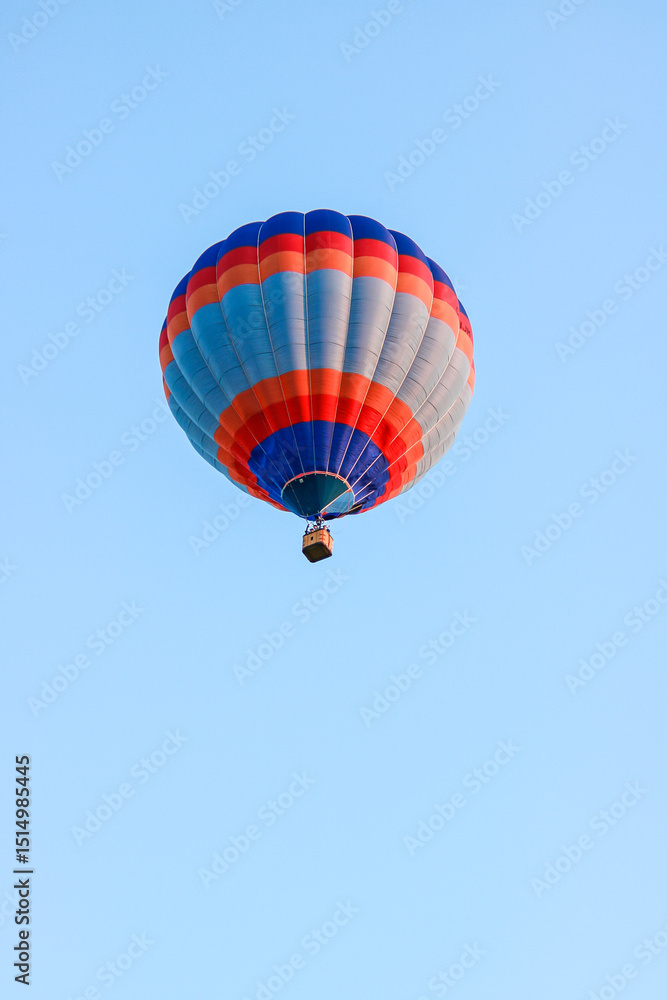 Naklejka premium A colorful Hot air balloon festival in Canada