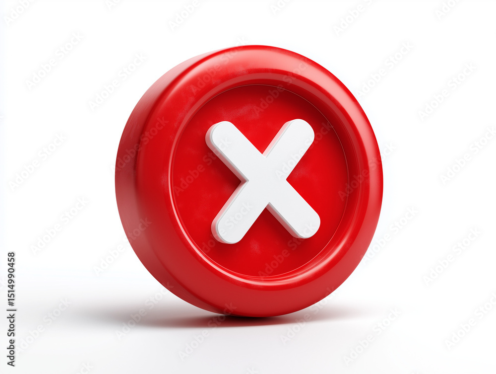 Obraz premium 3d red cross