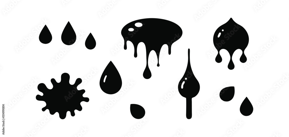 Fototapeta premium vector illustration of a drop