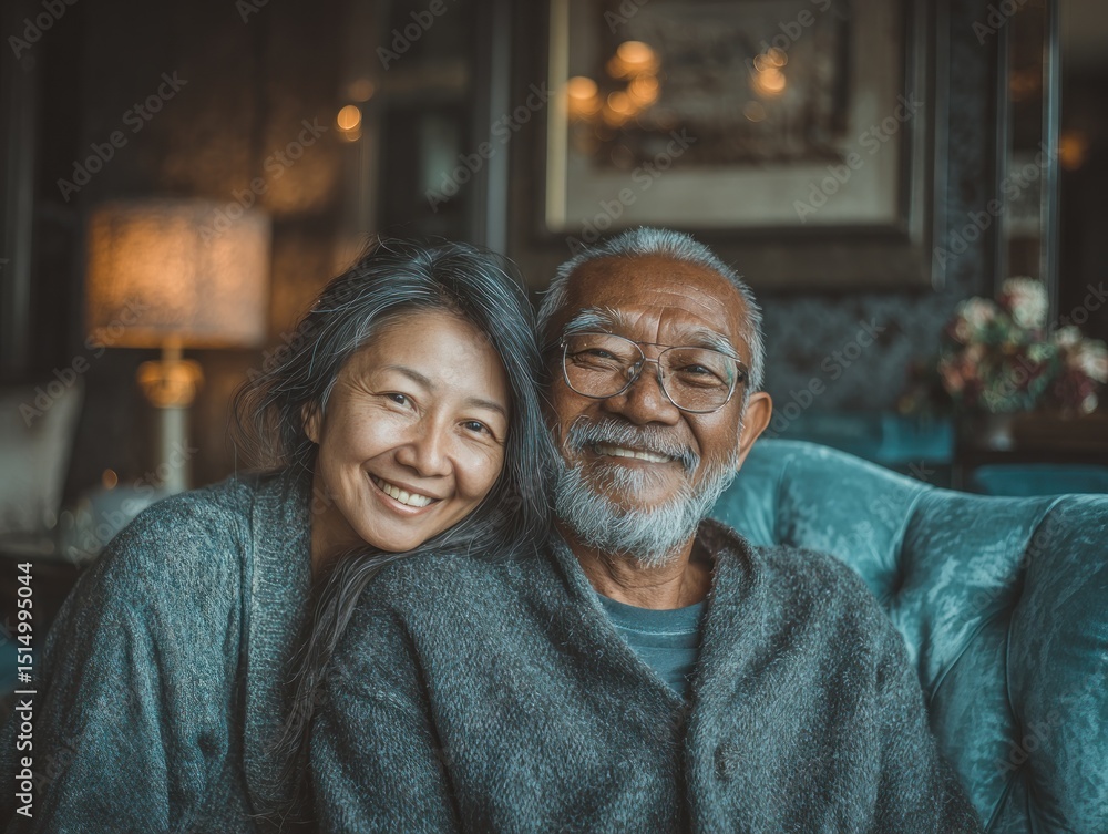 Smiling senior couple Smiling senior couple
